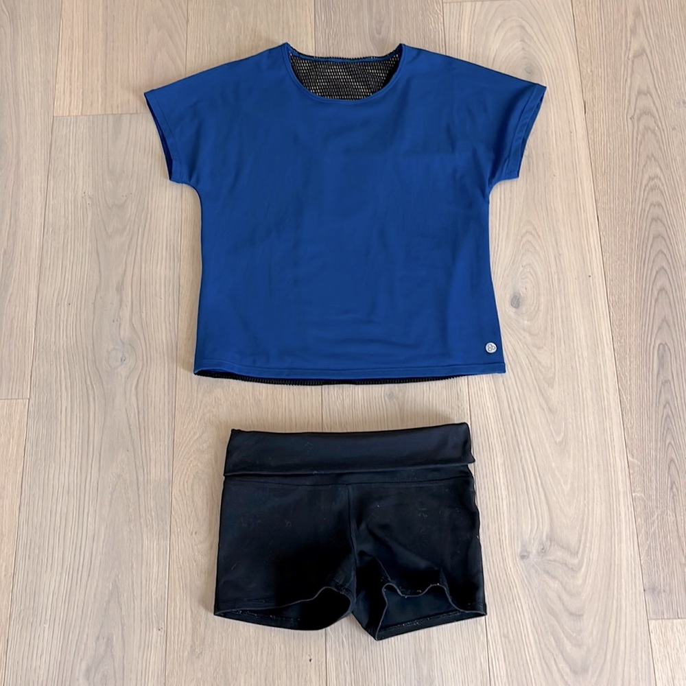 Zella Girls Size Large 10 / 12 Athletic Top and Shorts